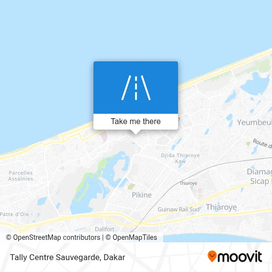 Tally Centre Sauvegarde map