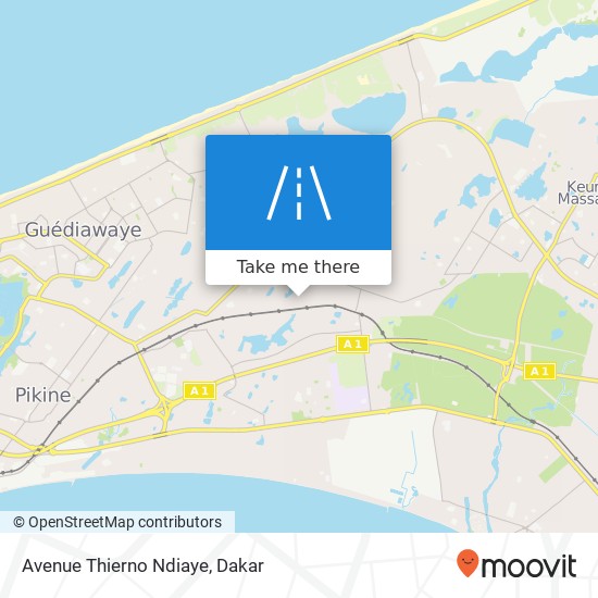 Avenue Thierno Ndiaye map