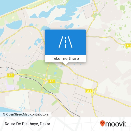 Route De Diakhaye map