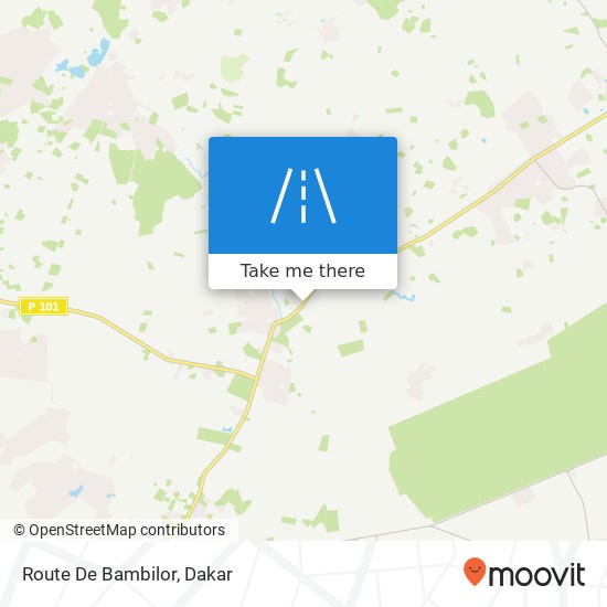 Route De Bambilor map