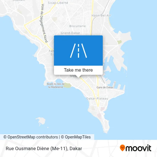 Rue Ousmane Diène (Me-11) map