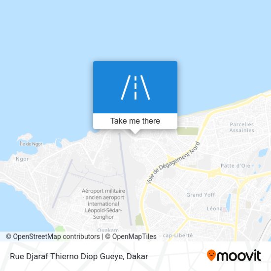 Rue Djaraf Thierno Diop Gueye map