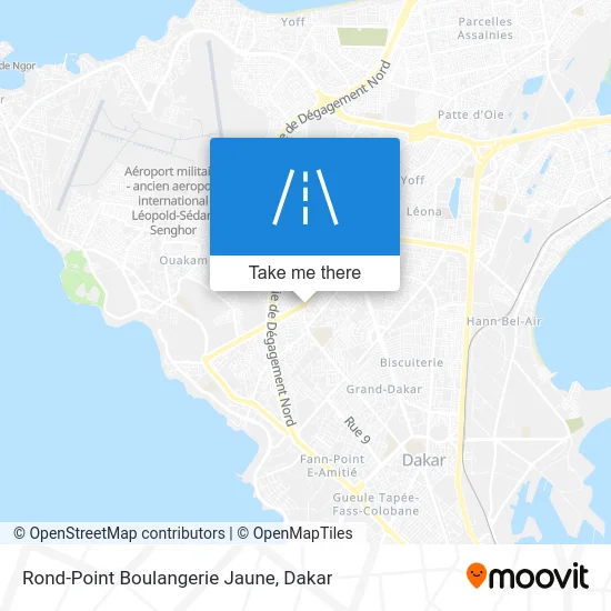 Rond-Point Boulangerie Jaune map