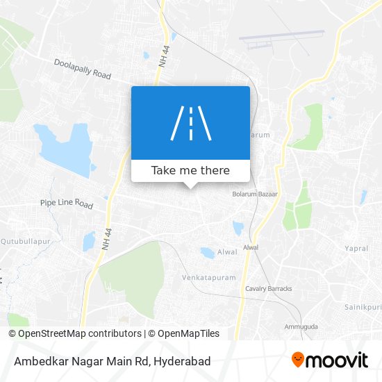 Ambedkar Nagar Main Rd map