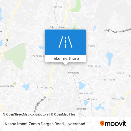 Khaoe Imam Zamin Dargah Road map