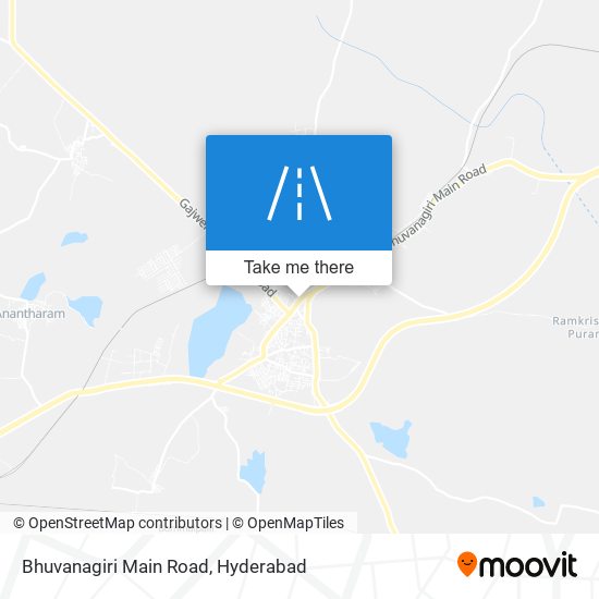 Bhuvanagiri Main Road map