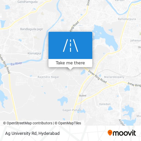 Ag University Rd map