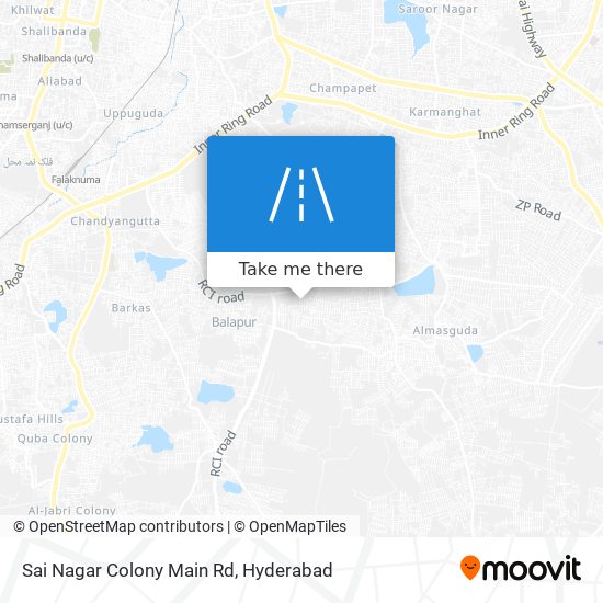 Sai Nagar Colony Main Rd map
