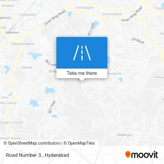 Road Number 3. map