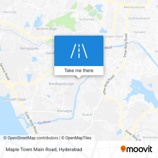 Maple Town Main Road map