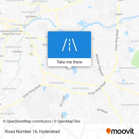 Road Number 16 map