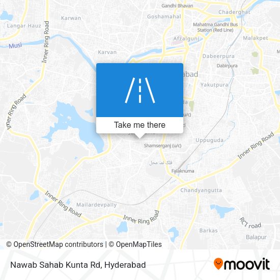 Nawab Sahab Kunta Rd map
