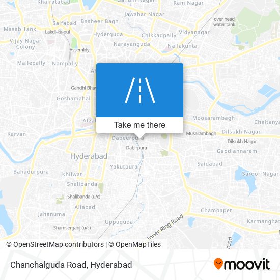 Chanchalguda Road map