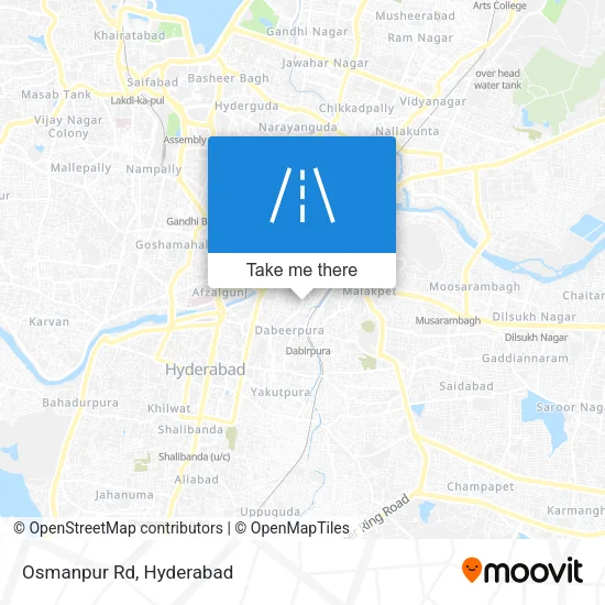 Osmanpur Rd map