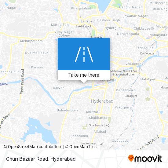 Churi Bazaar Road map