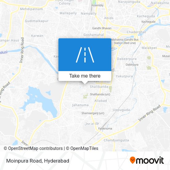 Moinpura Road map