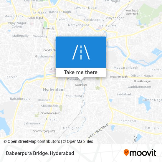 Dabeerpura Bridge map