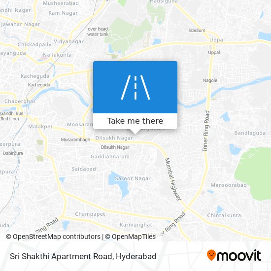 Sri Shakthi Apartment Road map