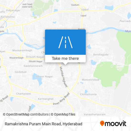 Ramakrishna Puram Main Road map