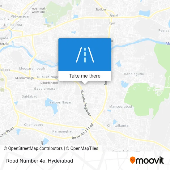 Road Number 4a map