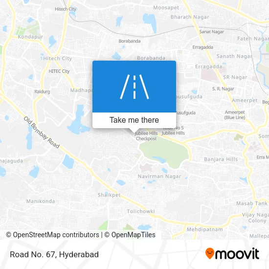 Road No. 67 map