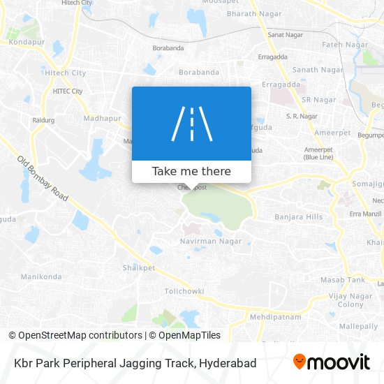 Kbr Park Peripheral Jagging Track map
