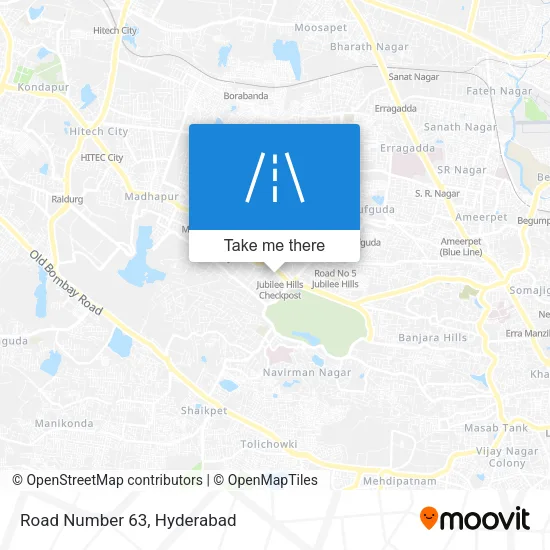 Road Number 63 map
