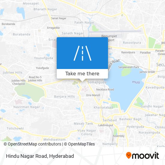 Hindu Nagar Road map