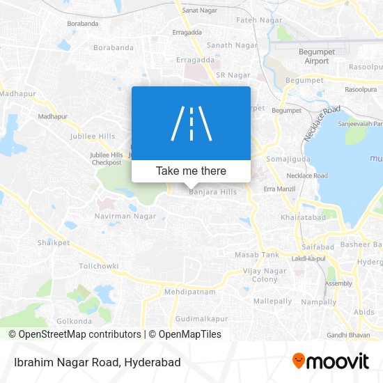Ibrahim Nagar Road map