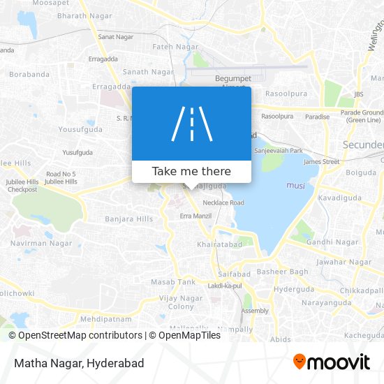 Matha Nagar map
