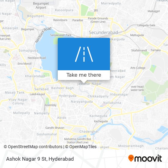 Ashok Nagar 9 St map