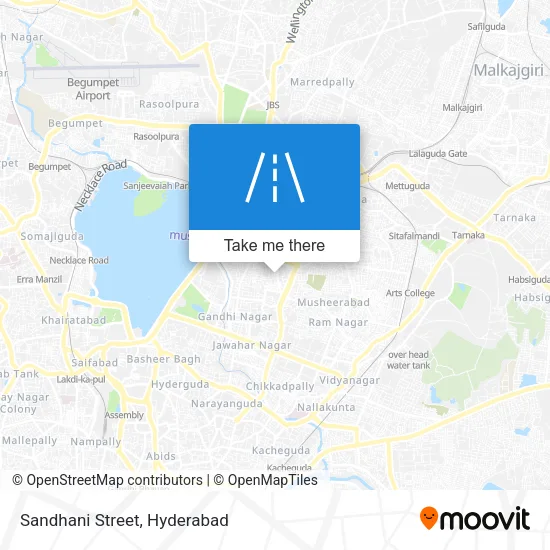 Sandhani Street map