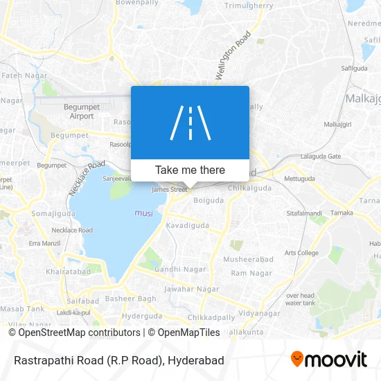 Rastrapathi Road (R.P Road) map