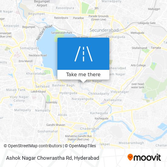 Ashok Nagar Chowrastha Rd map