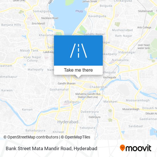 Bank Street Mata Mandir Road map