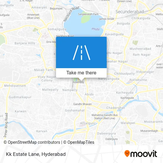 Kk Estate Lane map