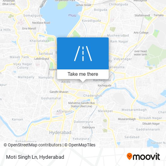 Moti Singh Ln map