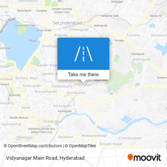 Vidyanagar Main Road map