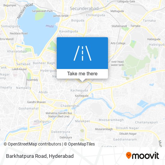 Barkhatpura Road map