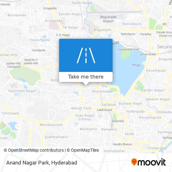 Anand Nagar Park map