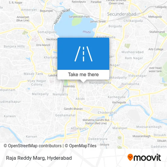 Raja Reddy Marg map