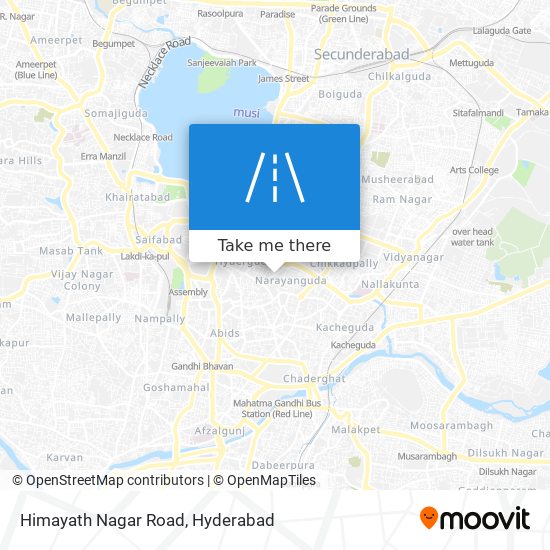 Himayath Nagar Road map