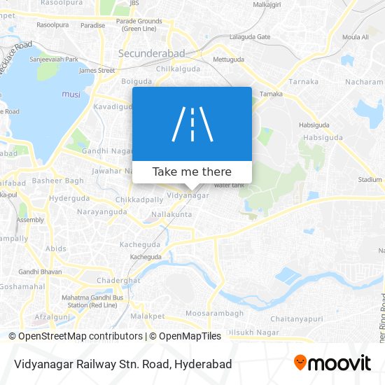 Vidyanagar Railway Stn. Road map