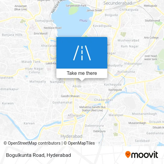 Bogulkunta Road map