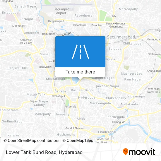 Lower Tank Bund Road map