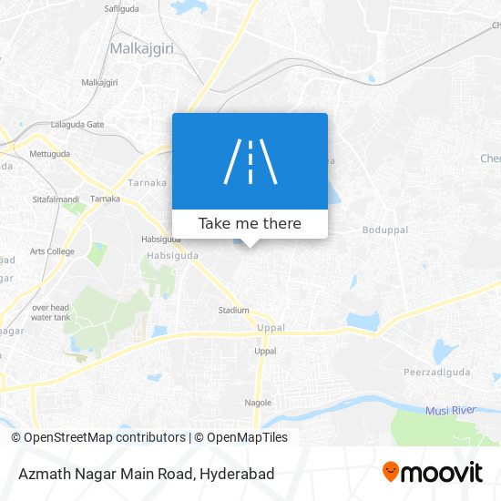 Azmath Nagar Main Road map
