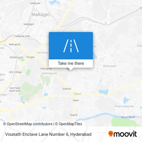 Visatath Enclave Lane Number 6 map