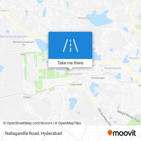 Nallagandla Road map
