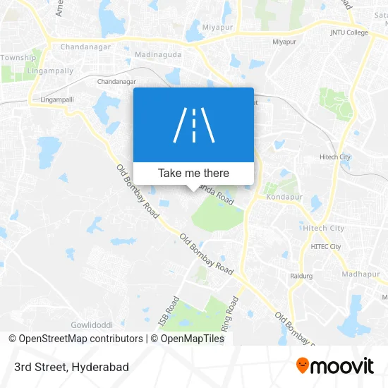 3rd Street map