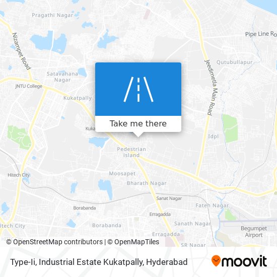 Type-Ii, Industrial Estate Kukatpally map